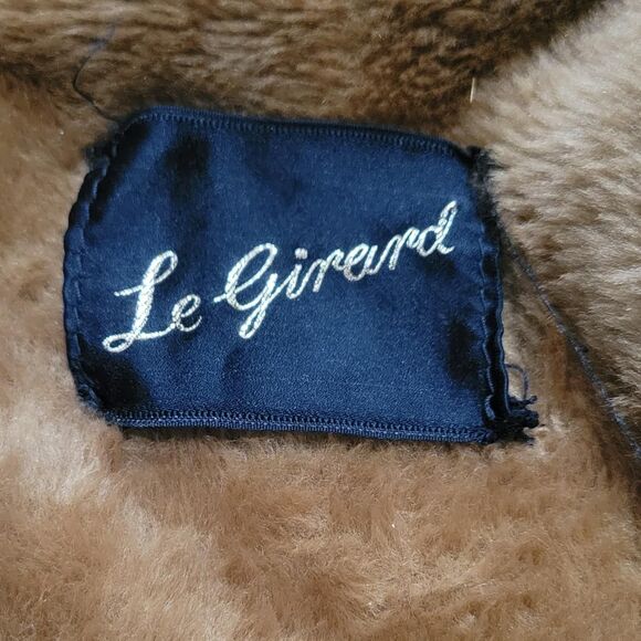 Men's Plaid Pea Coat - Brown and Tan - Picture 5 of 8